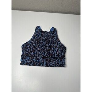 Lululemon Energy Bra High Neck LL Tough Size 4 LW2DFVS Line Activewear 1